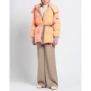 STELLA McCARTNEY NEW Kayla Quilted Down Puffer Jacket Orange Women's 50/16